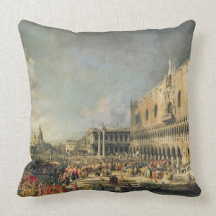 Coussin La réception de l'ambassadeur français à Venise