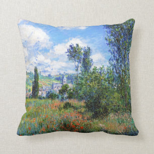 Coussin La ruelle dans le pavot met en place St Martin