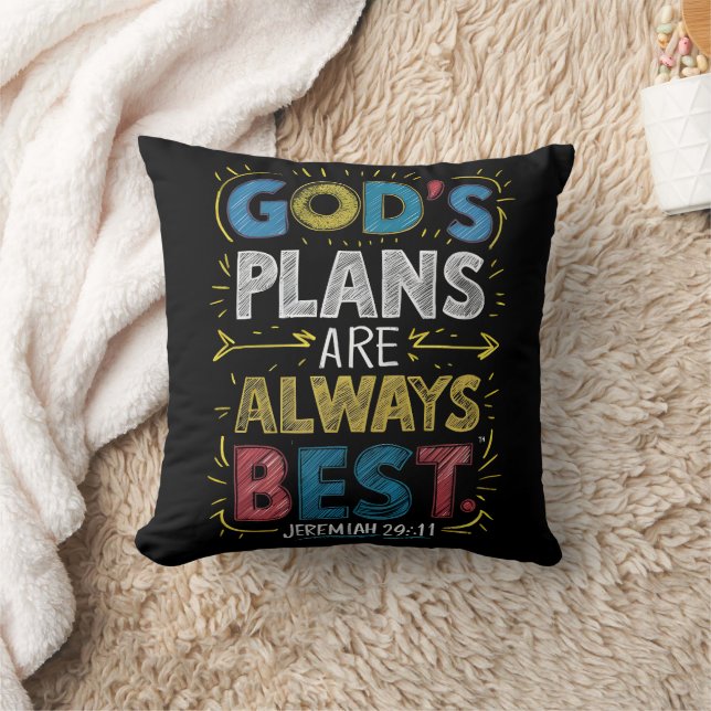 Coussin La Sagesse Divine : Les Plans Des Dieux Sont Toujo (Couverture)
