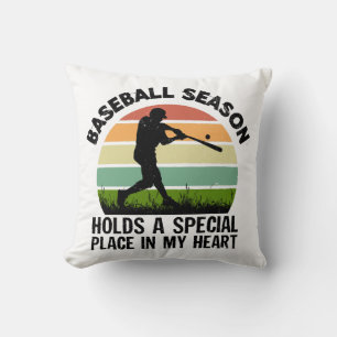 Coussin la saison de baseball occupe une place spéciale da