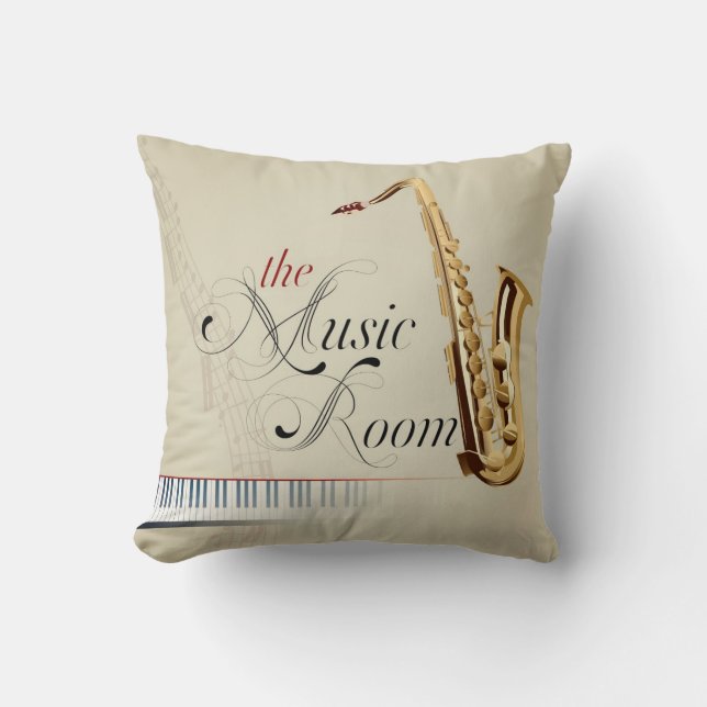 Coussin La salle 2 de musique (Recto)