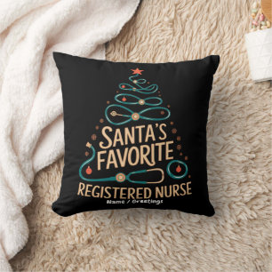 Coussin La santé de Noël du préféré du Père Noël, l'infirm