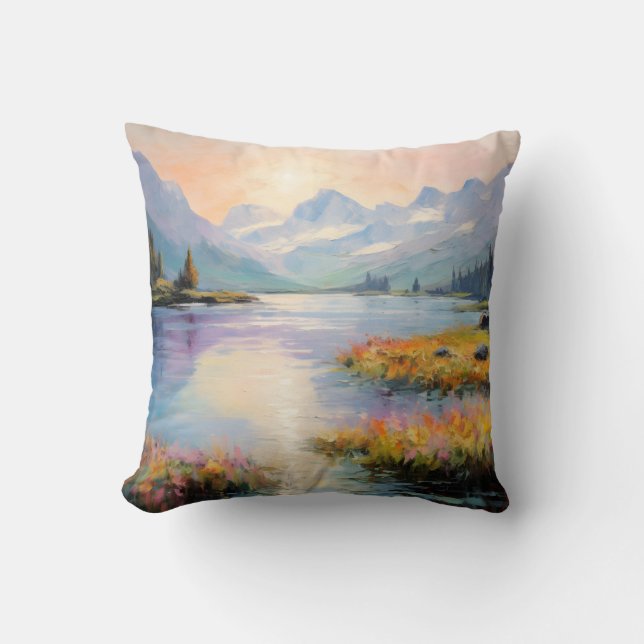 Coussin La Sauvreté Des Alpes Dans Les Beaux-Arts Peints À (Recto)