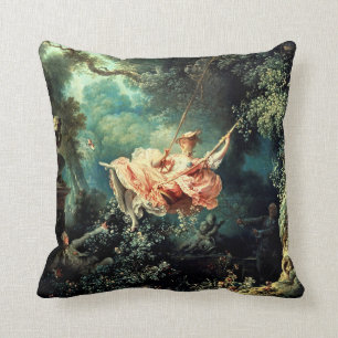 Coussin La Swing - Rococo Vintage Art de Fragonard