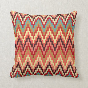 Coussin La terre modifie la tonalité le motif de rayures