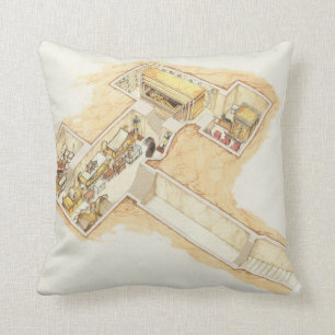 Coussin La tombe de Tutankhamun