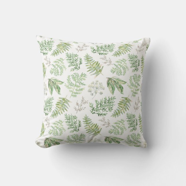 Coussin La verdure de forêt modèlent (Recto)