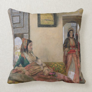 Coussin La vie dans le harem, le Caire
