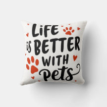 La vie est meilleure avec les animaux domestiques