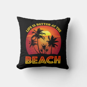 Coussin La Vie Est Mieux À La Plage