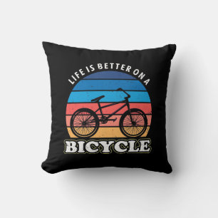 Coussin La Vie Est Mieux À Vélo