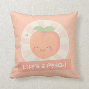 Coussin La vie est une pêche Punition mignonne Humour culi