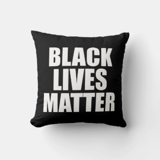 Coussin La vie noire importe