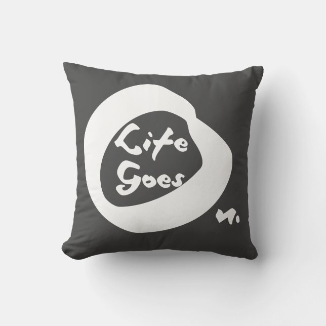 Coussin La Vie Sur Nice Texte Inspirationnel (Recto)