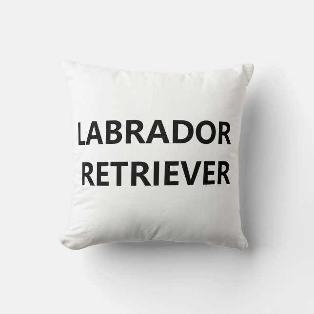 Coussin labrador (Recto)
