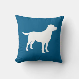 Coussin Labrador Chien Baby shower Blue Boy Lab