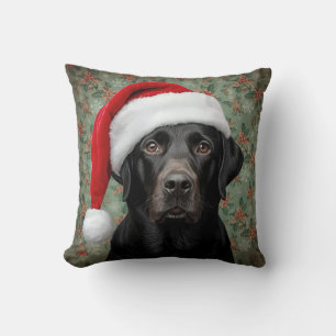 Coussin Labrador noir