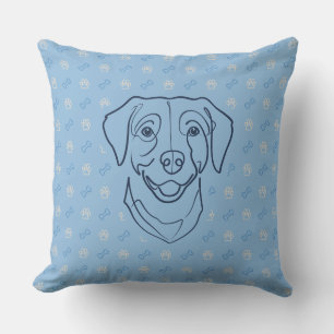 Coussin Labrador Retriever. Édition Bonheur !