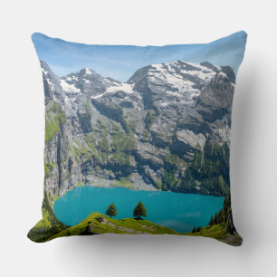 Coussin Lac alpin Oeschinensee en Suisse