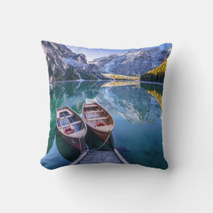 Coussin Lac Braies Alpes Dolomites, Italie