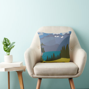 Coussin Lac des Alpes