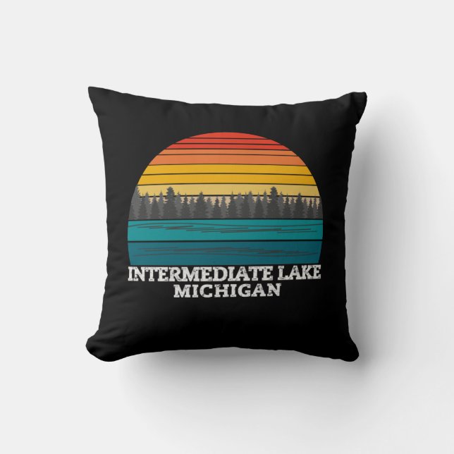 Coussin Lac intermédiaire Michigan (Recto)