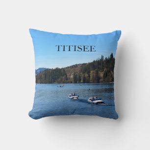 Coussin Lac Titisee dans la Forêt-Noire    