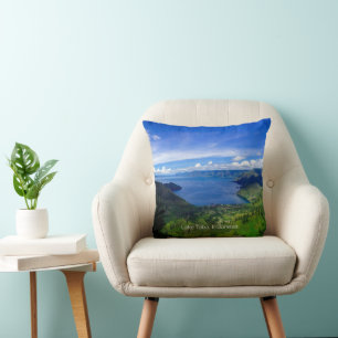 Coussin Lac Toba, Sumatra, Indonésie,