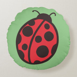 Coussin Ladybug Rouge