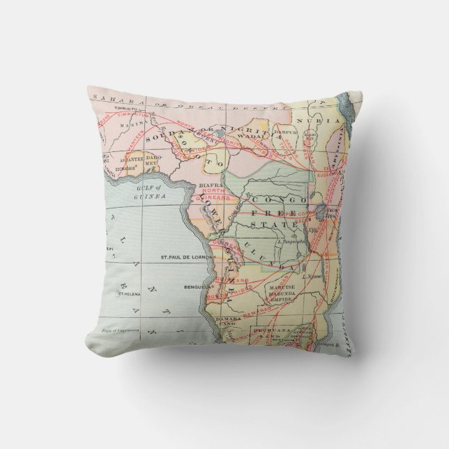 COUSSIN L'AFRIQUE : CARTE, 1894 (Recto)