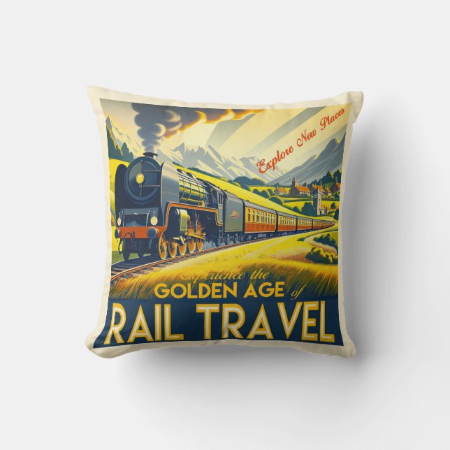 Coussin L'âge d'or - frontière (Recto)
