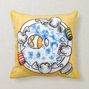 Coussin -Laisse Art™ d'amusement de baquet chaud de