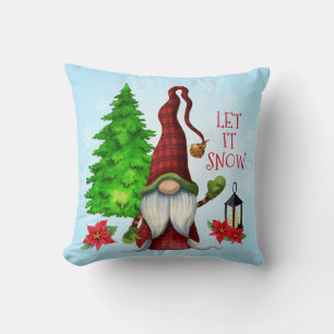 Coussin Laisser la neige glacée pour les vacances Jeter l'