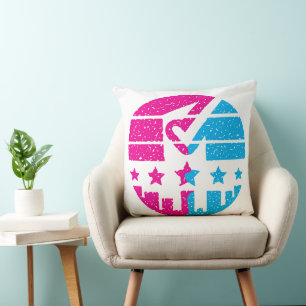 Coussin Laissez Votre Empreinte