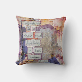 Coussin L'Amitié Est Un Unique Art Soul