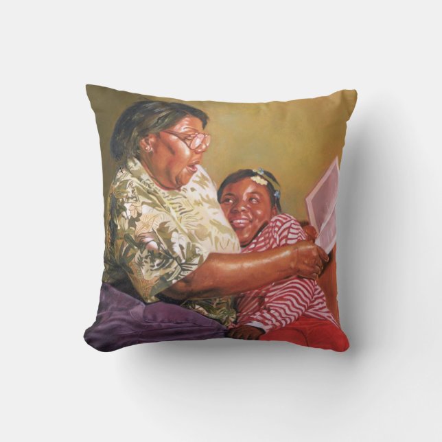 Coussin L'amour 1995 de la grand-maman (Recto)