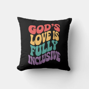 Coussin L'Amour de Dieu est entièrement inclusif Christian