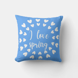 Coussin L'Amour du Printemps, Petits Coeurs