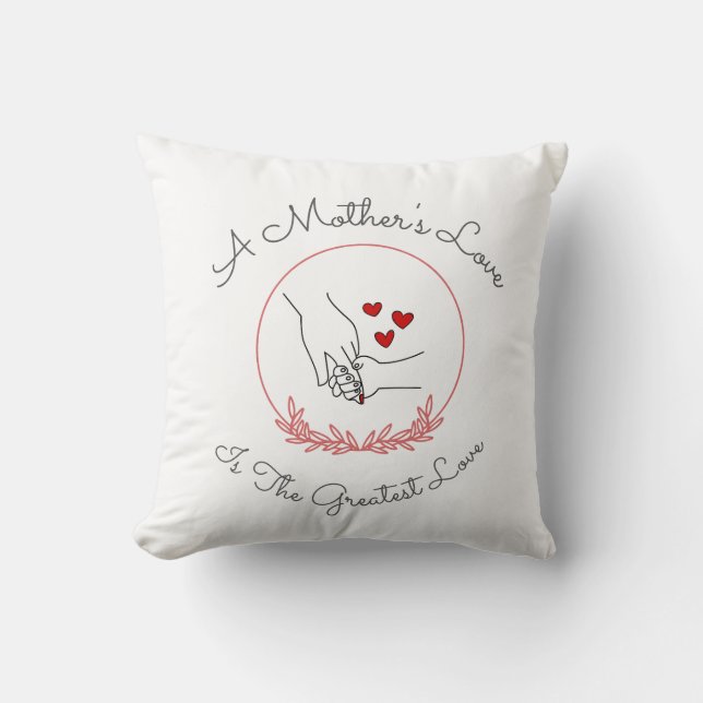 Coussin L'amour d'une mère (Recto)