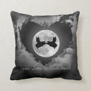 Coussin L'amour Embrasser-Vrai volant de porcs est