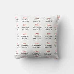 Coussin L'amour est la plus grande magie de tous