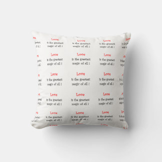 Coussin L'amour est la plus grande magie de tous