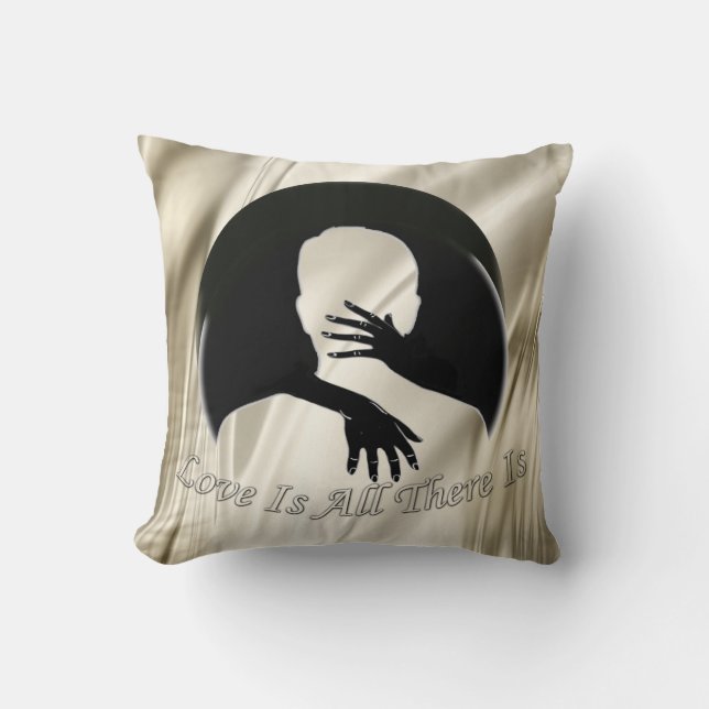 Coussin L'amour est tout ce qu'il y a (Recto)