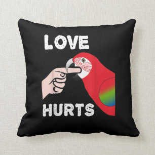 Coussin L'amour fait mal à l'écologisation du doigt de p