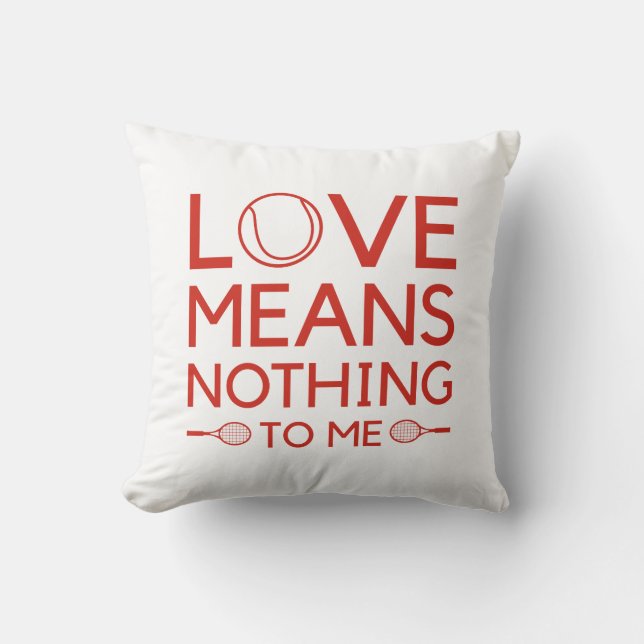 Coussin L'Amour Ne Signifie Rien Pour Moi (Recto)