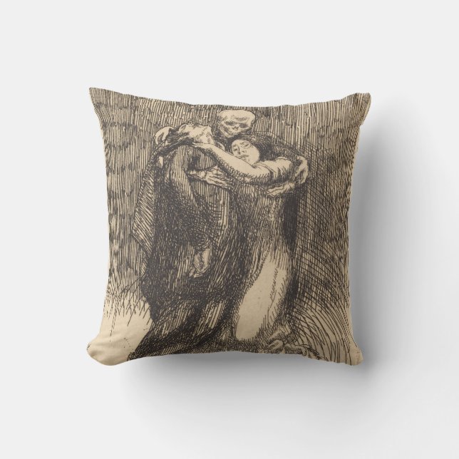 Coussin L'amour reconnu (par Paul-Albert Besnard) (Recto)
