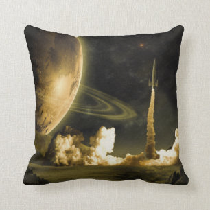Coussin Lancement vintage de l'espace