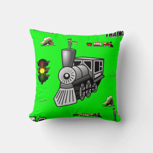Coussin lancer des trains de déco d'oreiller