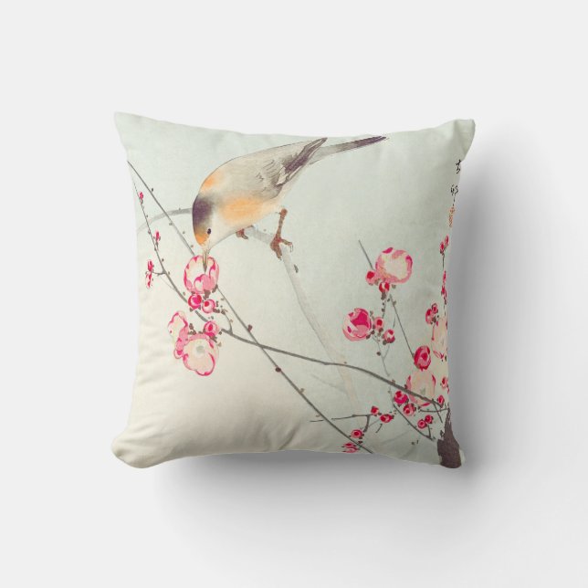 Coussin Lancer l'oreiller avec l'art japonais classique (Recto)