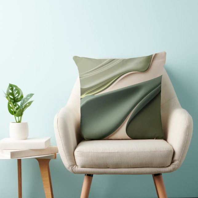 Coussin Lancer l'oreiller dans un graphique abstrait éléga (Chaise)